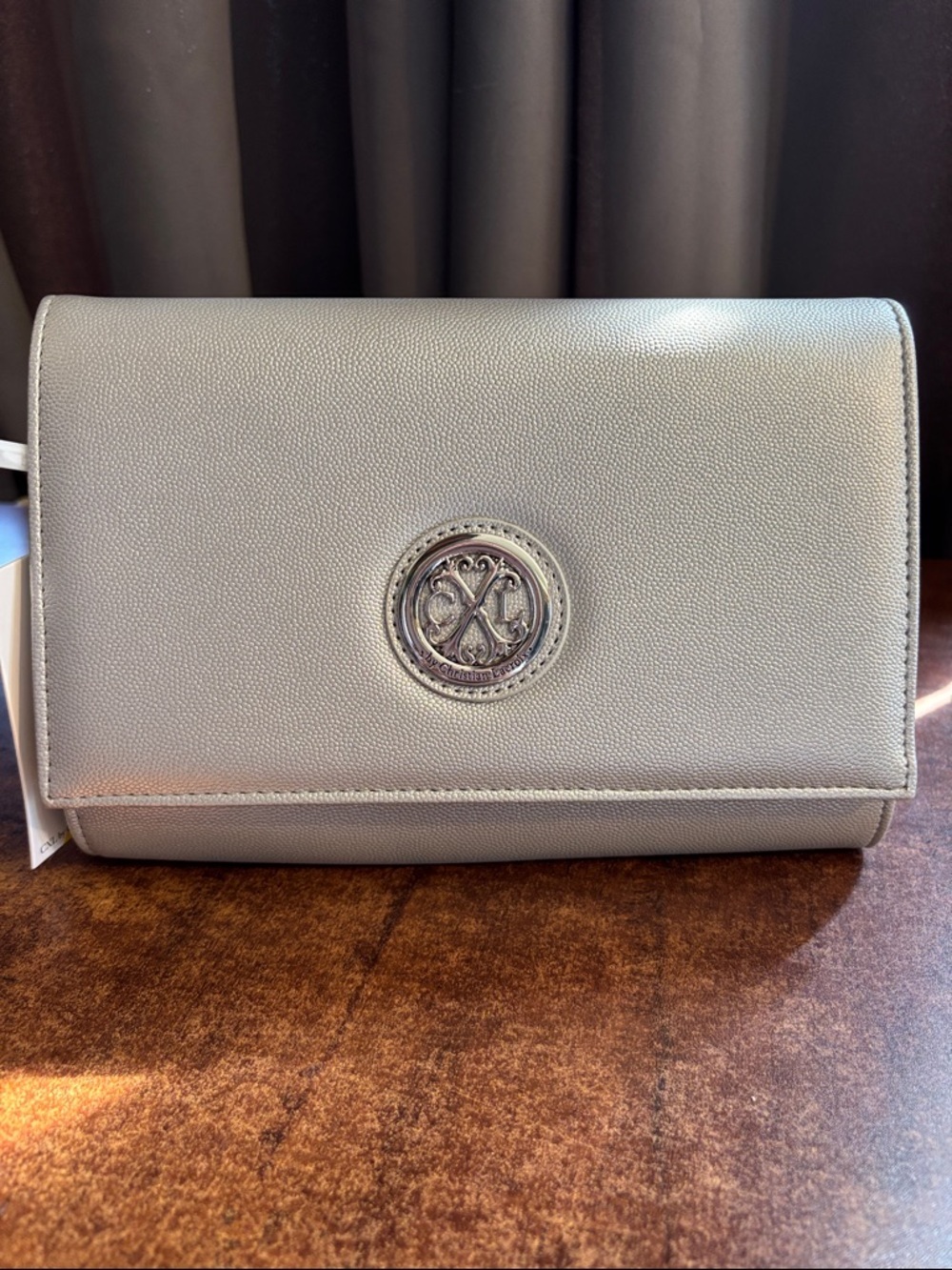 Christian LaCroix Paris Caviar Clutch with detachable chain